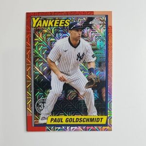Paul Goldschmidt ~ 2025 Topps Chrome ~ 35th Anniversary Mojo